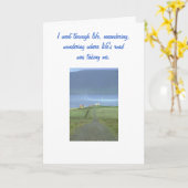 「父の日」が曲がりくねる カード (黄色い花)