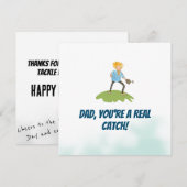 父の日、そして毎日MVPの最高のパパへ乾杯 シーズンカード (正面/裏面)