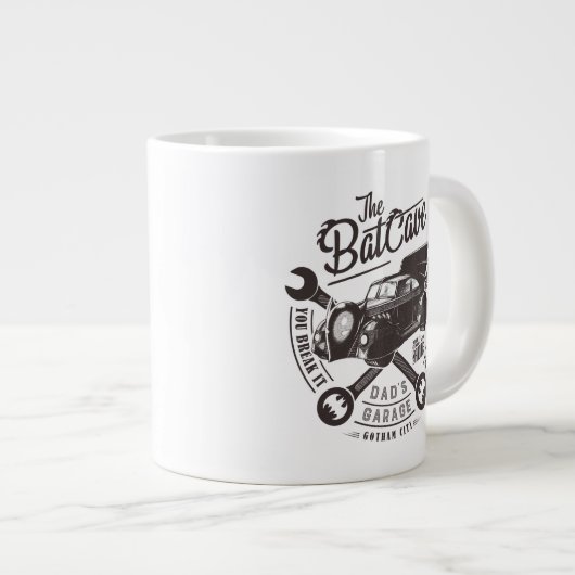 父の日 |それを壊したら、彼はそれを直す ジャンボコーヒーマグカップ (正面右)