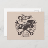 父の日 |それを壊すと、彼はそれを修正するはがき インビテーションポストカード (正面/裏面)