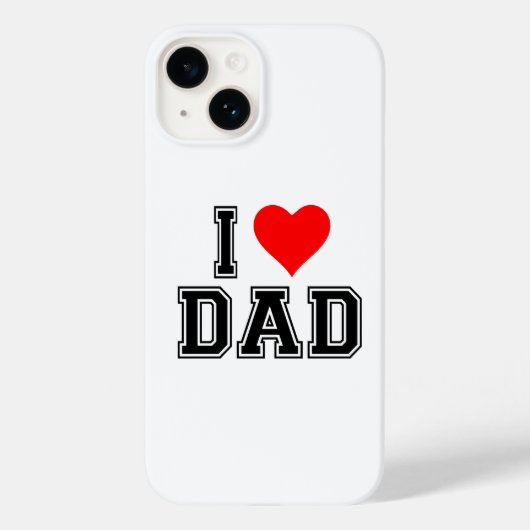 父の日 – はっきりしたとシンプルデザイン Case-Mate iPhoneケース (裏面)