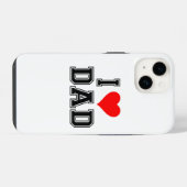 父の日 – はっきりしたとシンプルデザイン iPhoneケース (裏面横)