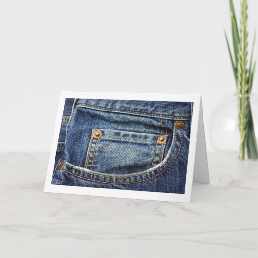 父の日"ほめたたえるポケット カード (正面)