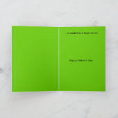 父の日 – もっと悪い日になったかもしれない カード (内部)