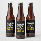 父の日 |オネダーフル氏の祖父 ビールラベル (ボトル)