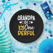 父の日 |オネダーフル氏の祖父 ペーパープレート (パーティー)
