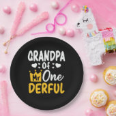 父の日 |オネダーフル氏の祖父 ペーパープレート (パーティー)