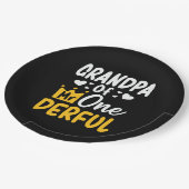 父の日 |オネダーフル氏の祖父 ペーパープレート (アングル)