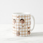 父の日 カスタム赤ちゃん顔写真入りマグカップ コーヒーマグカップ (正面右)