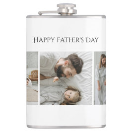 父の日 – カスタム3写真&文字 | フラスク