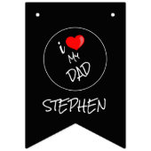 父の日、カスタム-パーソナライズされた バンティングフラッグ (第2の旗)