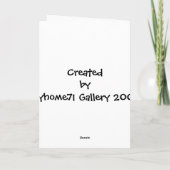 父の日 カード (裏面)