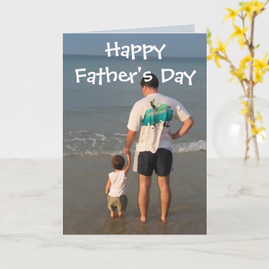 父の日 カード (黄色い花)