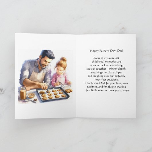 父の日 カード (内部)