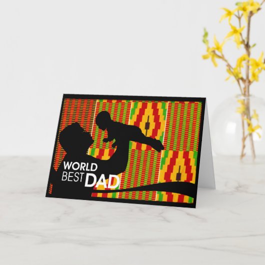 父の日 カード (黄色い花)