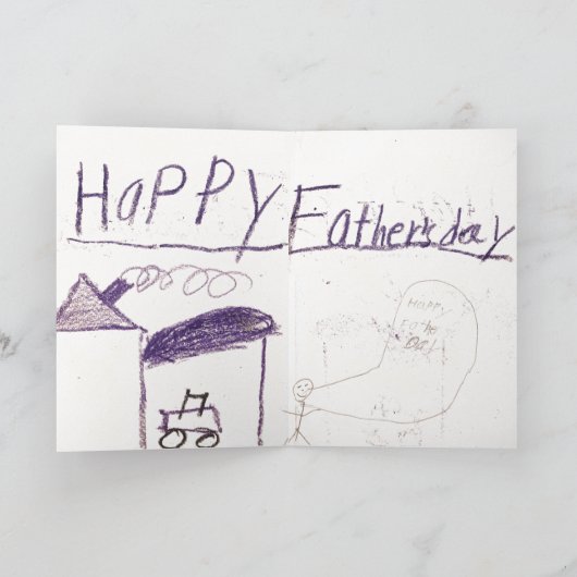 父の日 カード (内部)