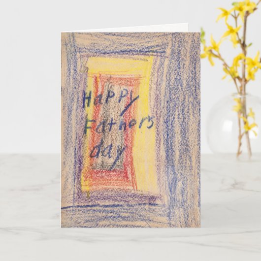 父の日 カード (黄色い花)