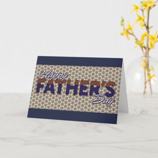 父の日 カード (黄色い花)