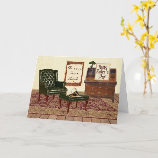 父の日 カード (黄色い花)