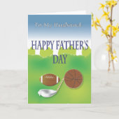 父の日 カード (黄色い花)