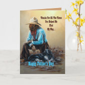 父の日 カード (黄色い花)