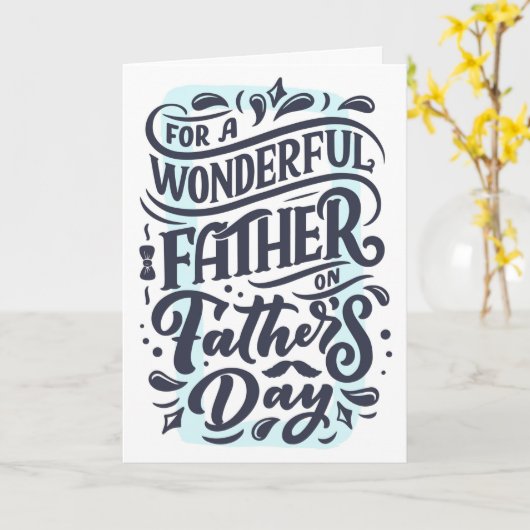 父の日 カード (黄色い花)