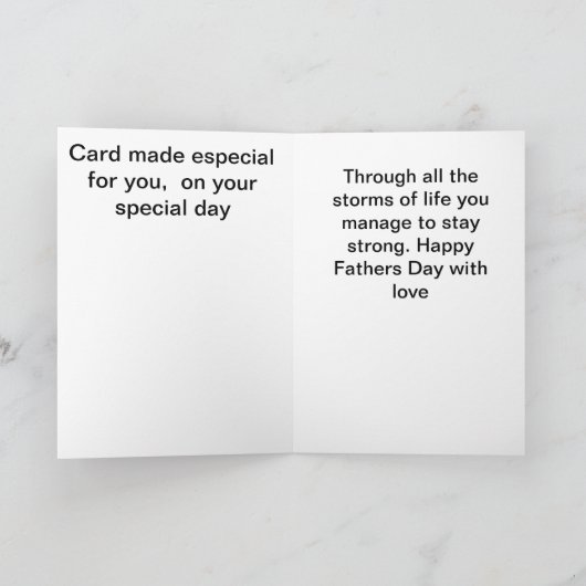 父の日 カード (内部)
