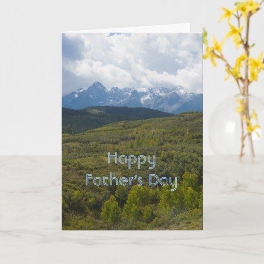 父の日 カード (黄色い花)