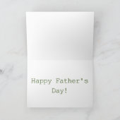 父の日 カード (内部)