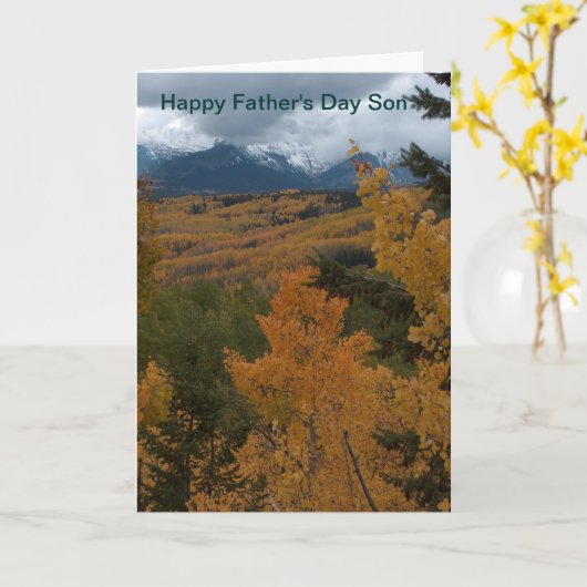 父の日 カード (黄色い花)