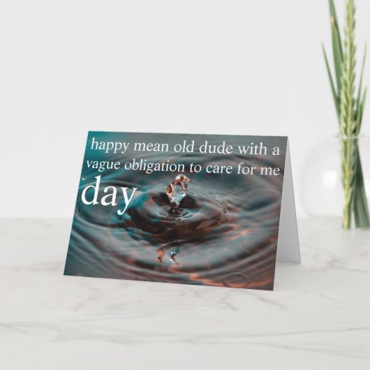 父の日 カード (正面)