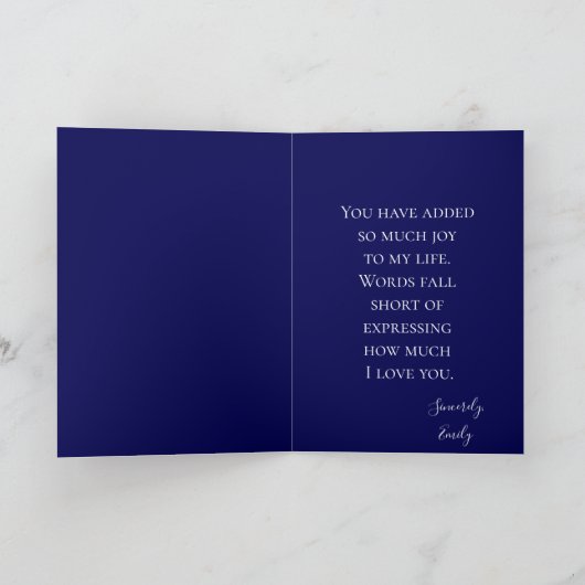 『父の日』 カード (内部)