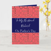 『父の日』 カード (黄色い花)