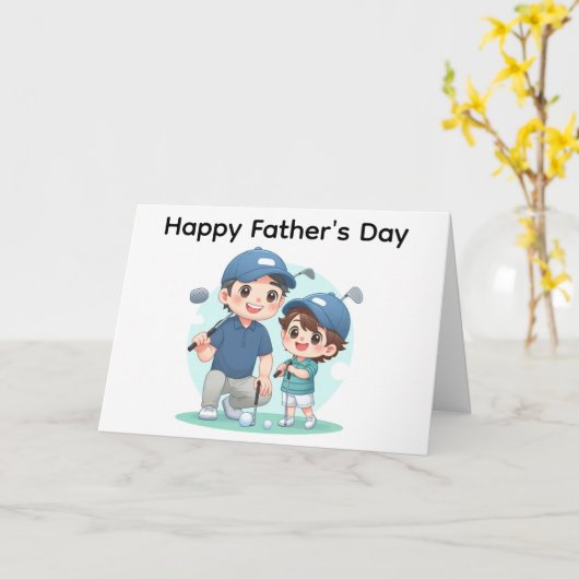 父の日 カード (黄色い花)