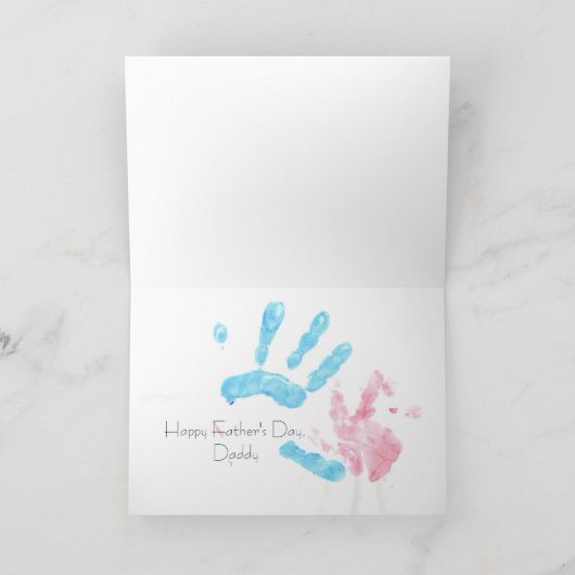 父の日 カード (内部)