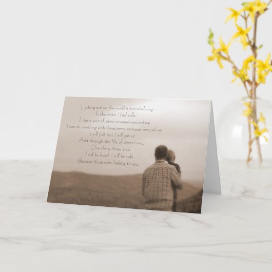 父の日 カード (黄色い花)