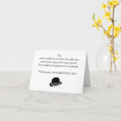 父の日 カード (黄色い花)