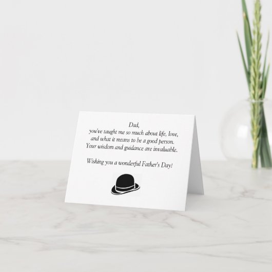 父の日 カード (正面)