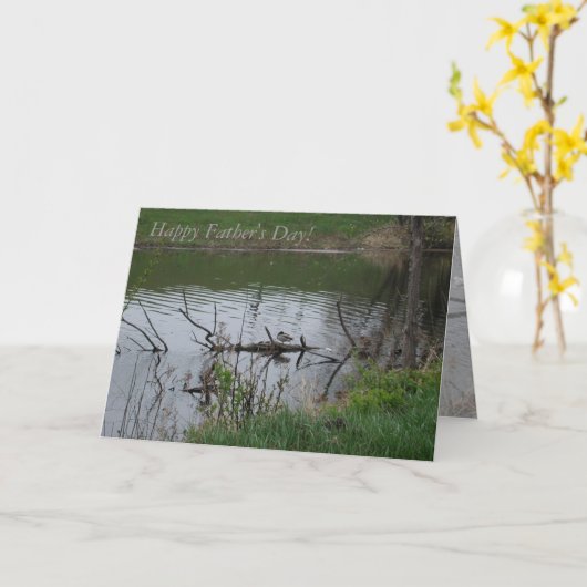 父の日 カード (黄色い花)