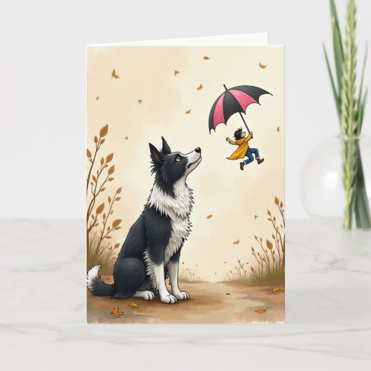父の日 カード 犬 (正面)
