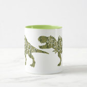 父の日 – グリーンダディサウルス恐竜 マグカップ (中央)