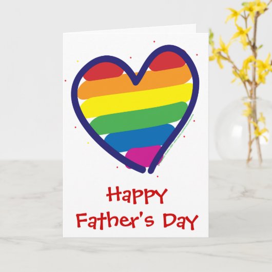 父の日/ゲイプライド カード (黄色い花)