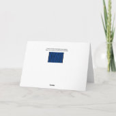 父の日、サッカー、サッカーチームファン – インター カード (裏面)