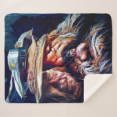 父の日 シェルパブランケット (正面(横))