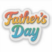 父の日 シール (正面)