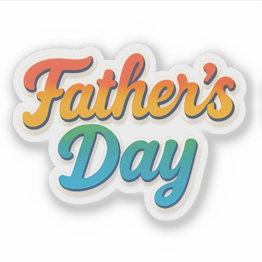 父の日 シール (正面)