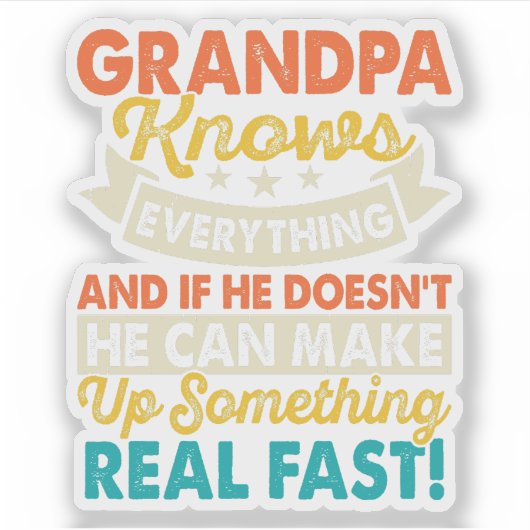 父の日 シール (正面)