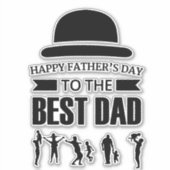 父の日 シール (正面)