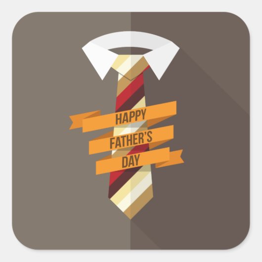 父の日 スクエアシール (正面)