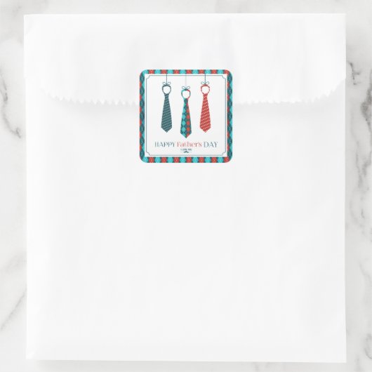 父の日 スクエアシール (バッグ)